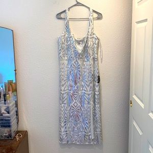 Silver Sequin Dress